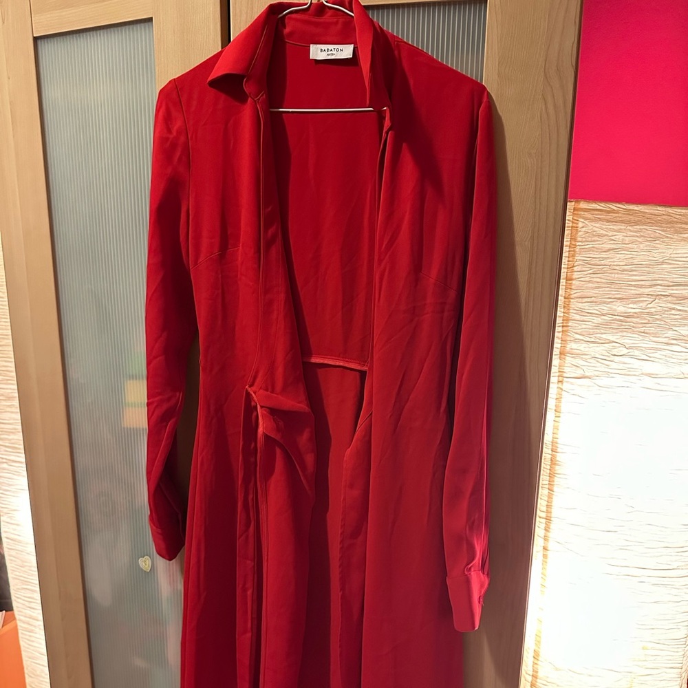 Babaton Vibrant Red Women's Robe dress
